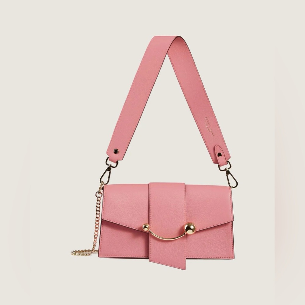 🔥SALE🔥Elegant Pink Crescent Leather Bag